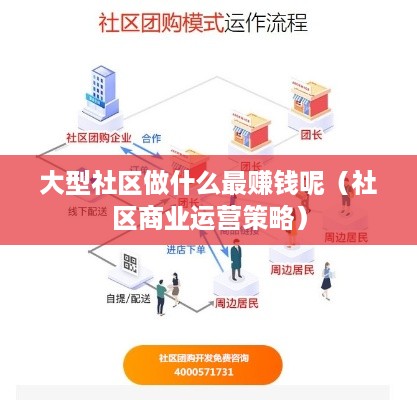 大型社区做什么最赚钱呢（社区商业运营策略）