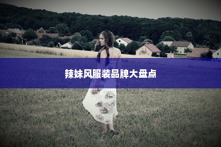 辣妹风服装品牌大盘点