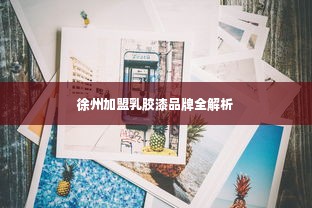徐州加盟乳胶漆品牌全解析